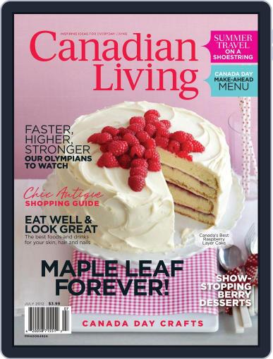 Canadian Living May 30th, 2012 Digital Back Issue Cover