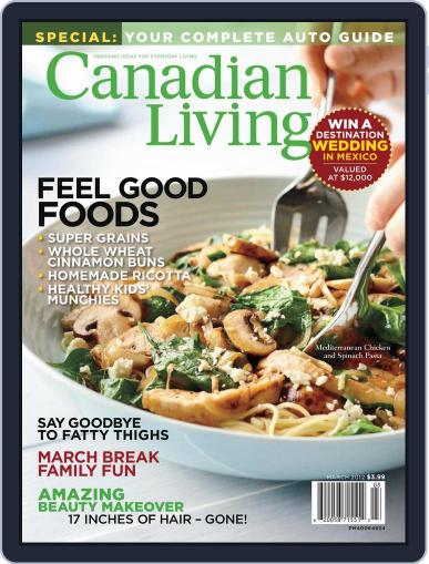 Canadian Living February 1st, 2012 Digital Back Issue Cover