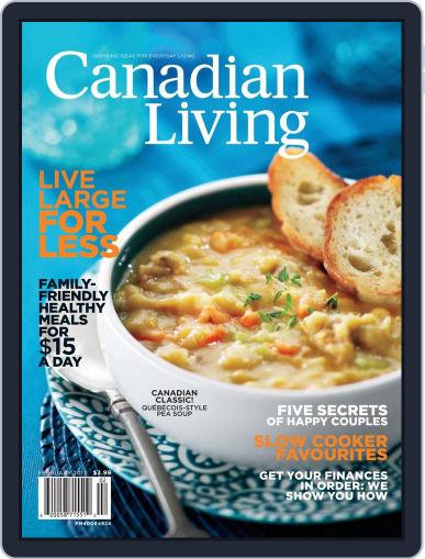 Canadian Living December 28th, 2011 Digital Back Issue Cover