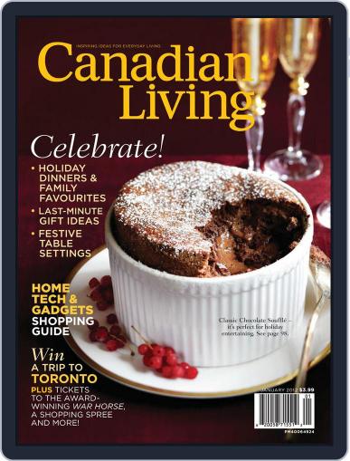 Canadian Living November 30th, 2011 Digital Back Issue Cover