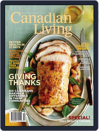Canadian Living August 31st, 2011 Digital Back Issue Cover