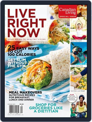 Canadian Living April 28th, 2011 Digital Back Issue Cover