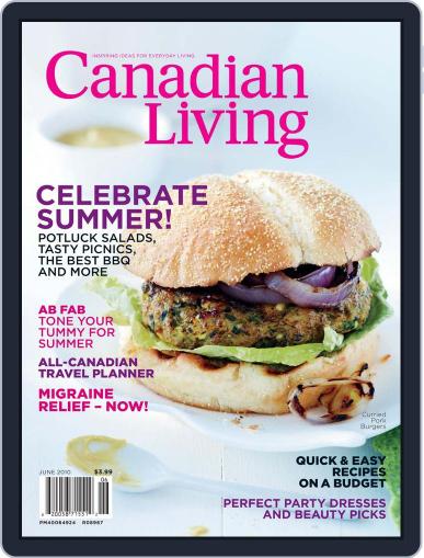 Canadian Living May 26th, 2010 Digital Back Issue Cover