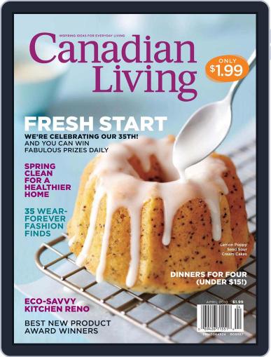 Canadian Living February 26th, 2010 Digital Back Issue Cover
