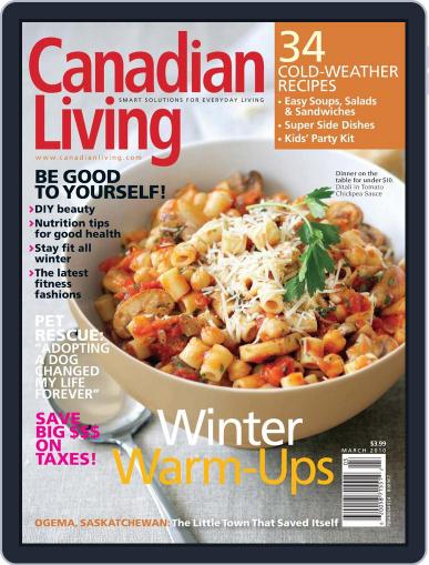 Canadian Living February 1st, 2010 Digital Back Issue Cover