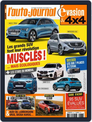 L'Auto-Journal 4x4 October 1st, 2018 Digital Back Issue Cover