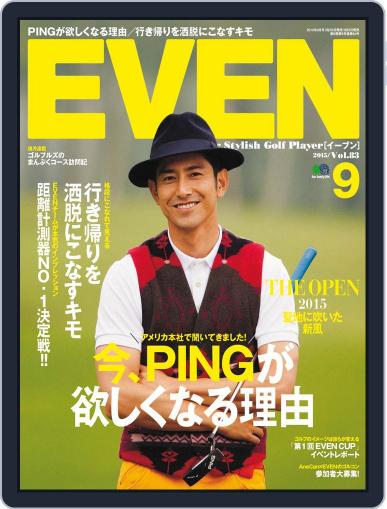 EVEN　イーブン September 1st, 2015 Digital Back Issue Cover