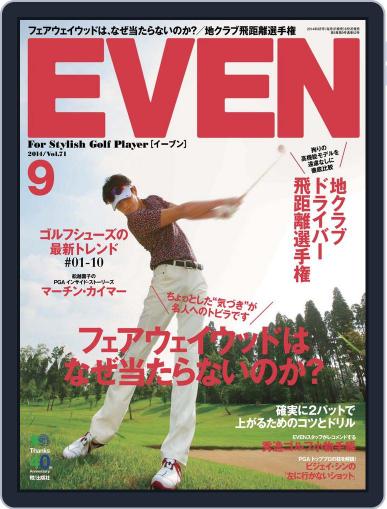 EVEN　イーブン September 1st, 2014 Digital Back Issue Cover