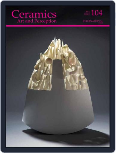 Ceramics: Art and Perception December 1st, 2016 Digital Back Issue Cover