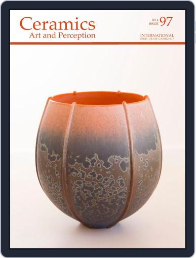 Ceramics: Art and Perception September 19th, 2014 Digital Back Issue Cover
