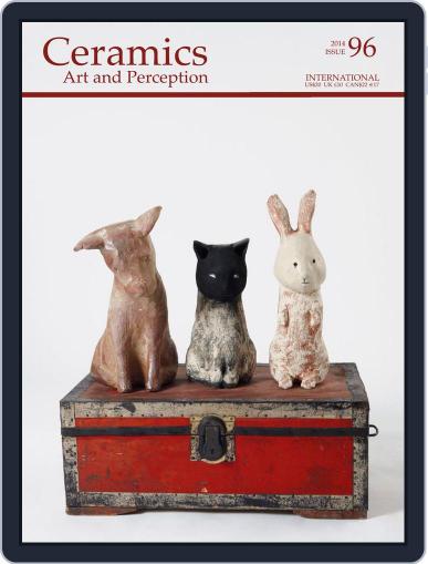 Ceramics: Art and Perception July 15th, 2014 Digital Back Issue Cover