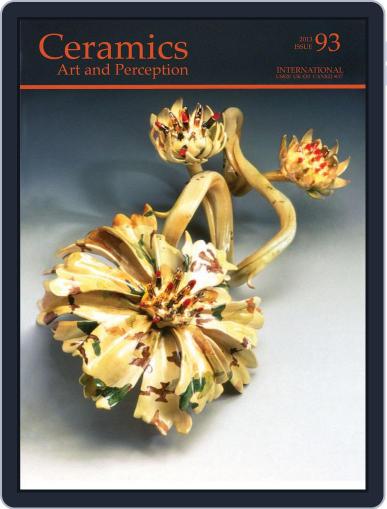 Ceramics: Art and Perception September 12th, 2013 Digital Back Issue Cover