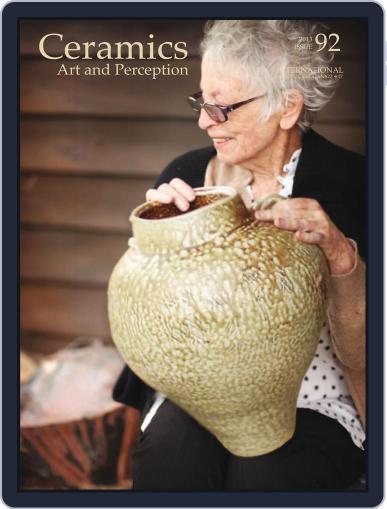 Ceramics: Art and Perception July 3rd, 2013 Digital Back Issue Cover