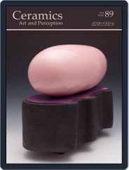 Ceramics: Art and Perception (Digital) Subscription                    September 14th, 2012 Issue