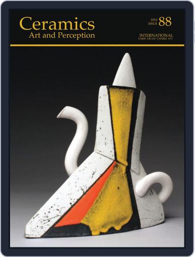 Ceramics: Art and Perception June 5th, 2012 Digital Back Issue Cover
