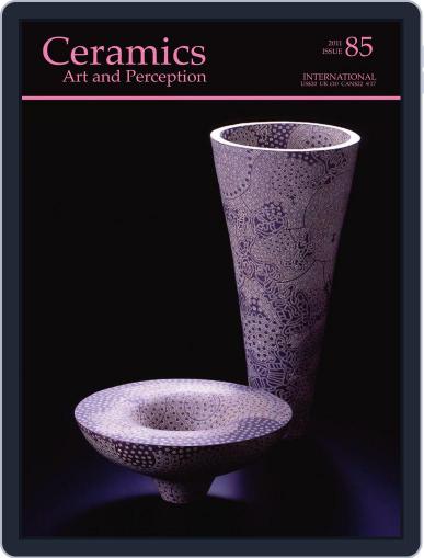 Ceramics: Art and Perception September 1st, 2011 Digital Back Issue Cover