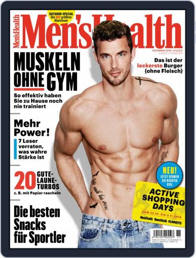 Men’s Health Deutschland November 1st, 2019 Digital Back Issue Cover