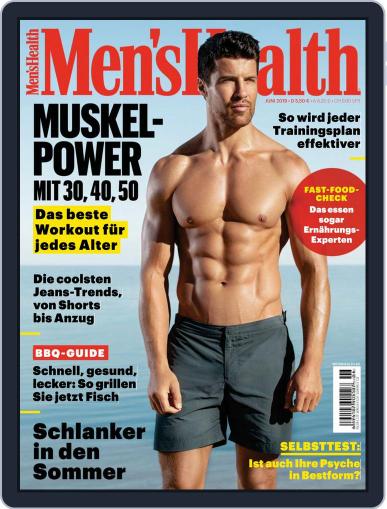 Men’s Health Deutschland June 1st, 2019 Digital Back Issue Cover