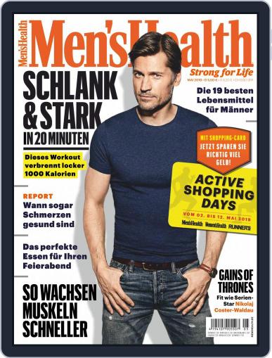 Men’s Health Deutschland May 1st, 2019 Digital Back Issue Cover