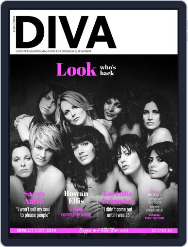DIVA March 1st, 2019 Digital Back Issue Cover
