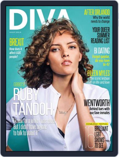 DIVA August 1st, 2016 Digital Back Issue Cover