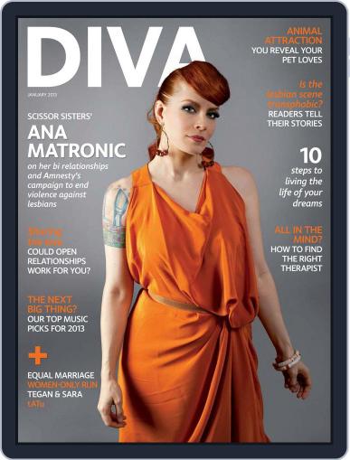 DIVA December 14th, 2012 Digital Back Issue Cover