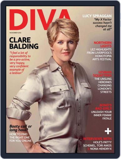 DIVA October 24th, 2012 Digital Back Issue Cover