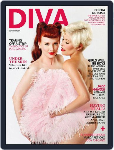 DIVA August 3rd, 2011 Digital Back Issue Cover