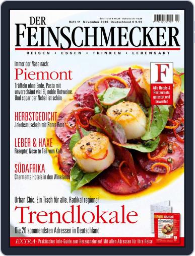 DER FEINSCHMECKER November 1st, 2016 Digital Back Issue Cover
