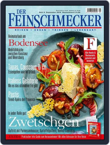 DER FEINSCHMECKER August 9th, 2016 Digital Back Issue Cover