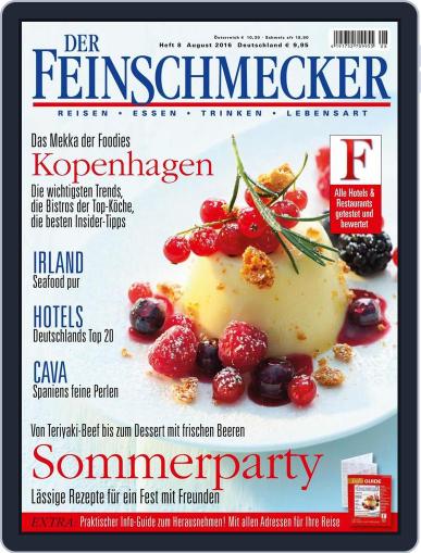 DER FEINSCHMECKER July 12th, 2016 Digital Back Issue Cover