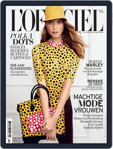 L'officiel Nl August 27th, 2012 Digital Back Issue Cover