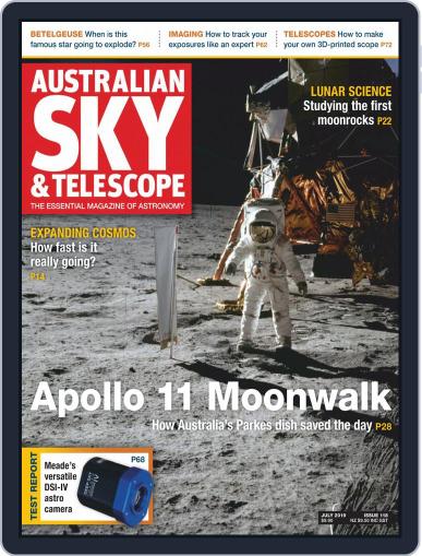 Australian Sky & Telescope July 1st, 2019 Digital Back Issue Cover