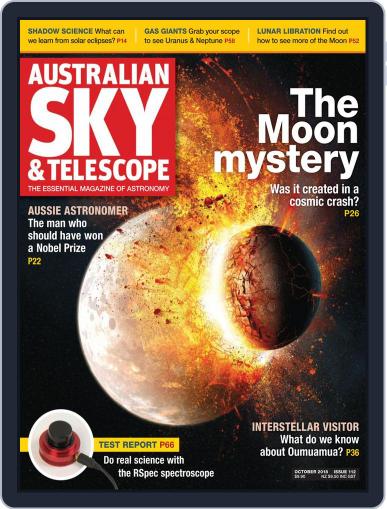 Australian Sky & Telescope October 1st, 2018 Digital Back Issue Cover
