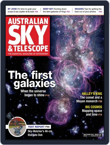 Australian Sky & Telescope May 1st, 2018 Digital Back Issue Cover
