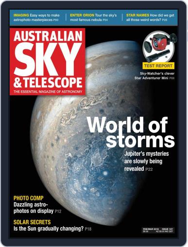 Australian Sky & Telescope February 1st, 2018 Digital Back Issue Cover