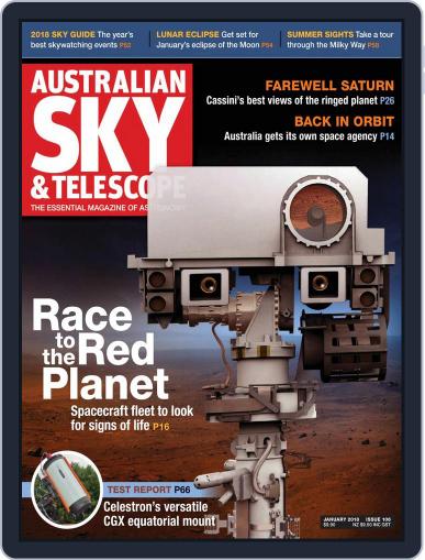 Australian Sky & Telescope January 1st, 2018 Digital Back Issue Cover
