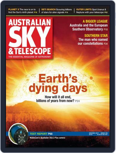 Australian Sky & Telescope November 1st, 2017 Digital Back Issue Cover