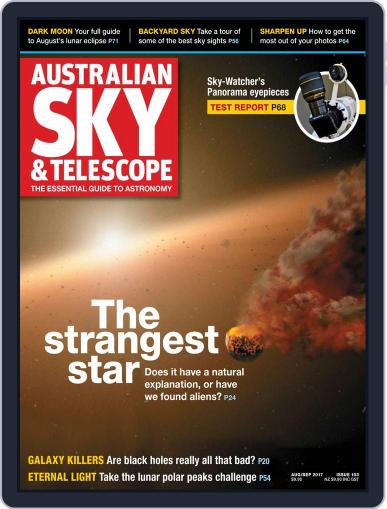 Australian Sky & Telescope August 1st, 2017 Digital Back Issue Cover