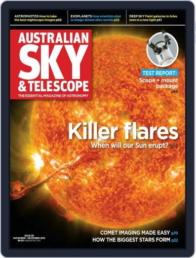 Australian Sky & Telescope November 1st, 2015 Digital Back Issue Cover