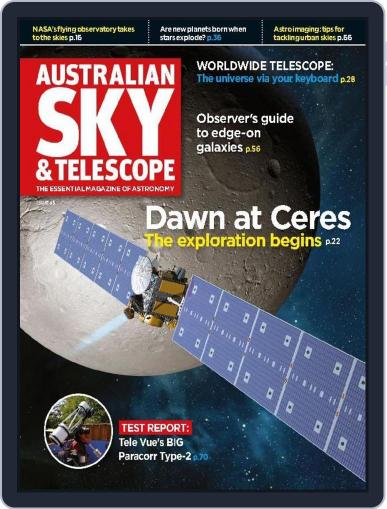 Australian Sky & Telescope April 15th, 2015 Digital Back Issue Cover