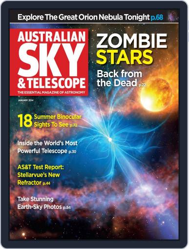 Australian Sky & Telescope December 4th, 2013 Digital Back Issue Cover