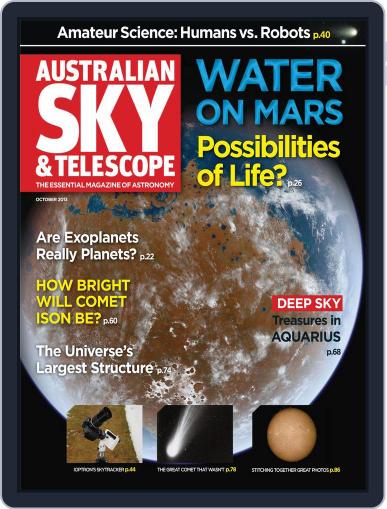 Australian Sky & Telescope September 3rd, 2013 Digital Back Issue Cover