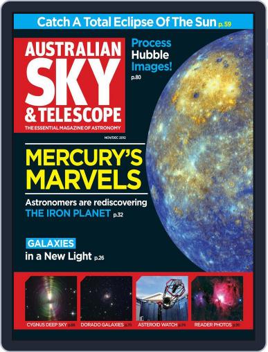 Australian Sky & Telescope October 16th, 2012 Digital Back Issue Cover