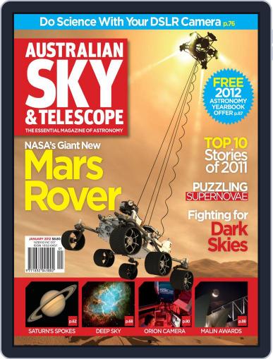 Australian Sky & Telescope December 8th, 2011 Digital Back Issue Cover