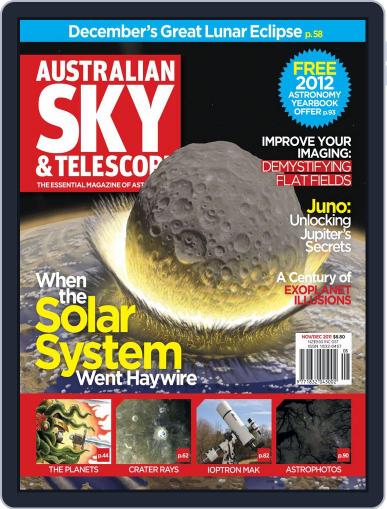Australian Sky & Telescope December 6th, 2011 Digital Back Issue Cover