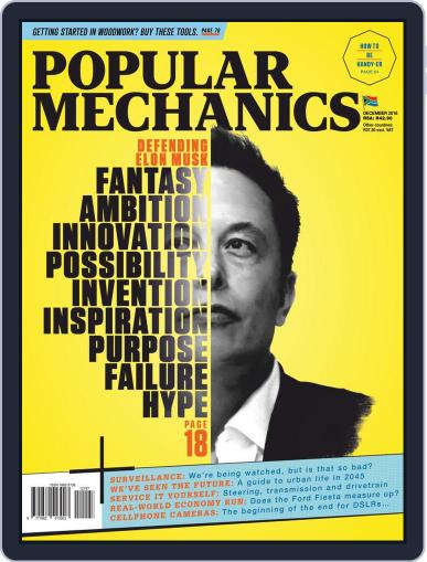 Popular Mechanics South Africa December 1st, 2018 Digital Back Issue Cover