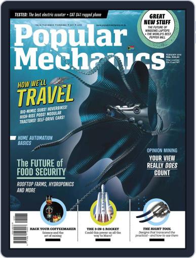 Popular Mechanics South Africa February 1st, 2018 Digital Back Issue Cover