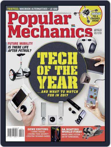Popular Mechanics South Africa January 1st, 2017 Digital Back Issue Cover