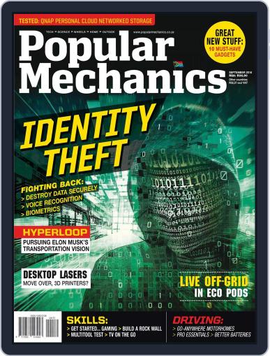 Popular Mechanics South Africa September 1st, 2016 Digital Back Issue Cover